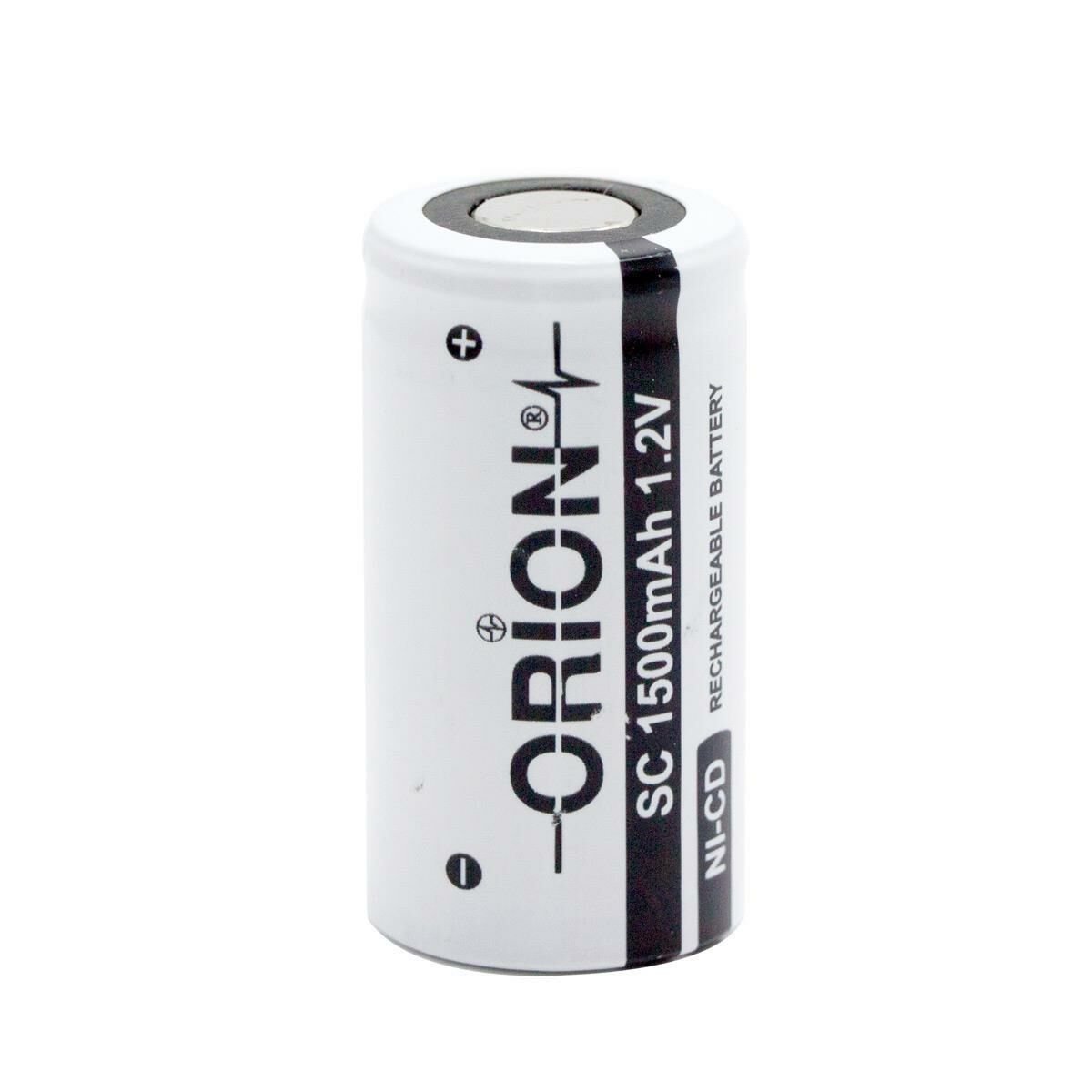 Orion 1.2V Ni-Cd SC 1500mAh Şarj Edilebilir Pil