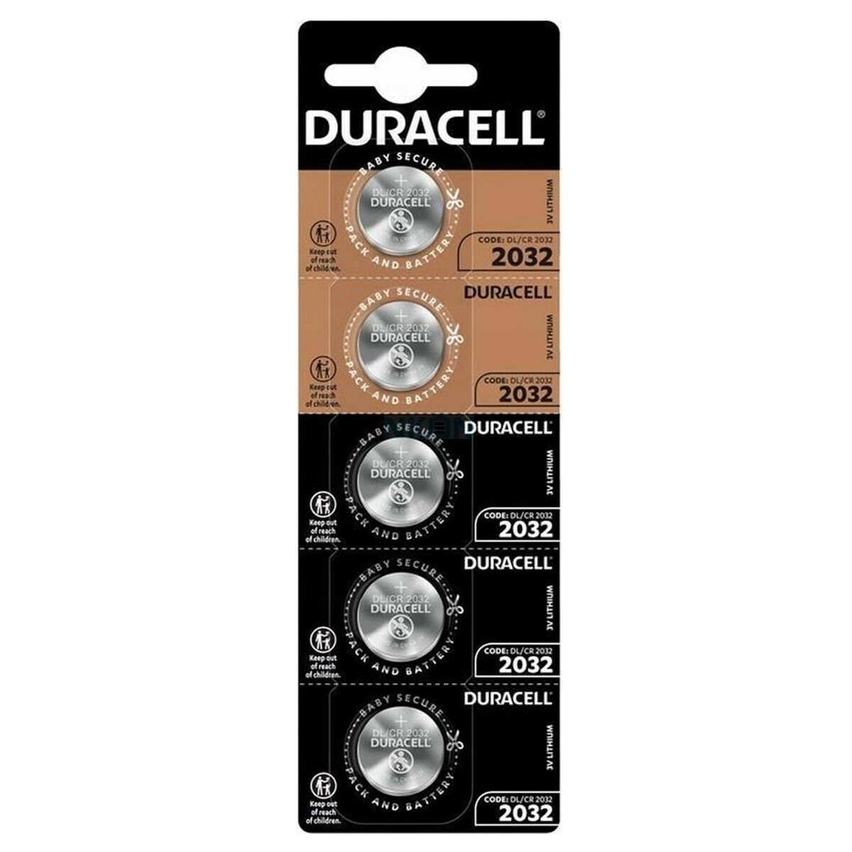 Duracell CR2032 3V Lityum Pil 5'li Paket