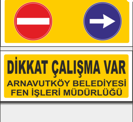 Ayaklı Ve Kasalı Uyarı Levhaları