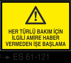 Bakım Ve Arıza Levhaları