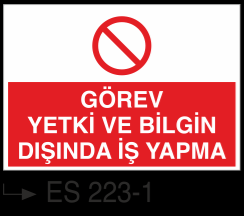 Görev Yetki Levhaları