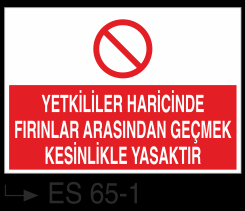 Ocak-Haddehane-Döküm İkaz Levhaları