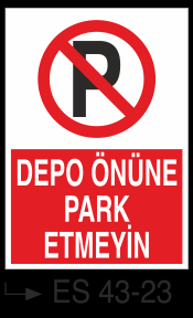 Park Yasağı Levhaları