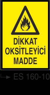 Tehlikeli Madde İkaz Levhaları