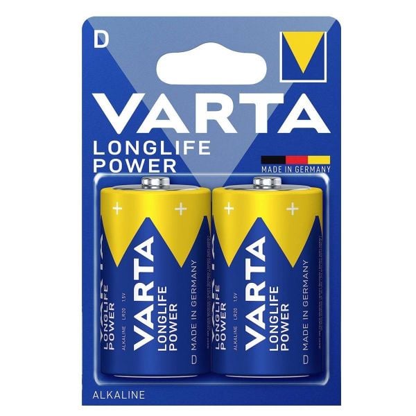 Varta 4920 Longlife Power Alkalin Büyük Boy D Pil 2'li