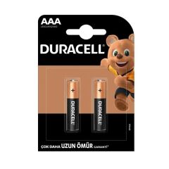 Duracell Basic İnce Kalem Pil 2'li AAA