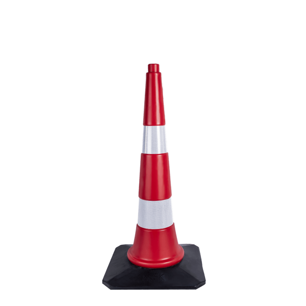 Kauçuk Tabanlı Reklam ve Trafik Konisi 75 Cm