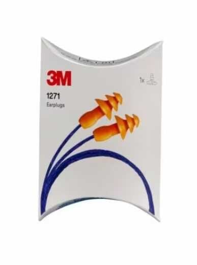 3M 1271 Yıkanabilir İpli, Kutulu Kulak Tıkacı
