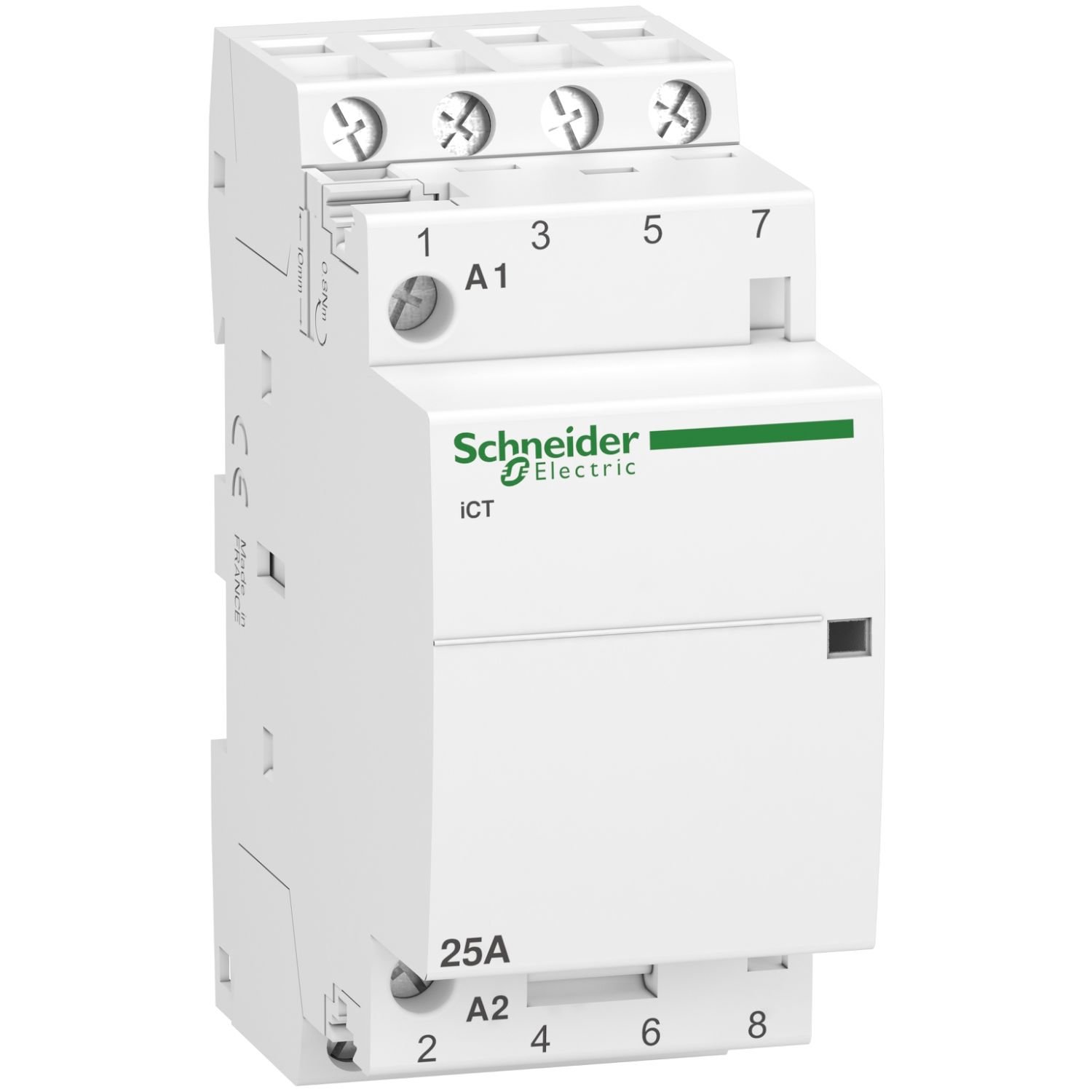 Schneider Electric A9C20834 İct Sessiz Kontaktör, 25A 4No 220-240 Vac