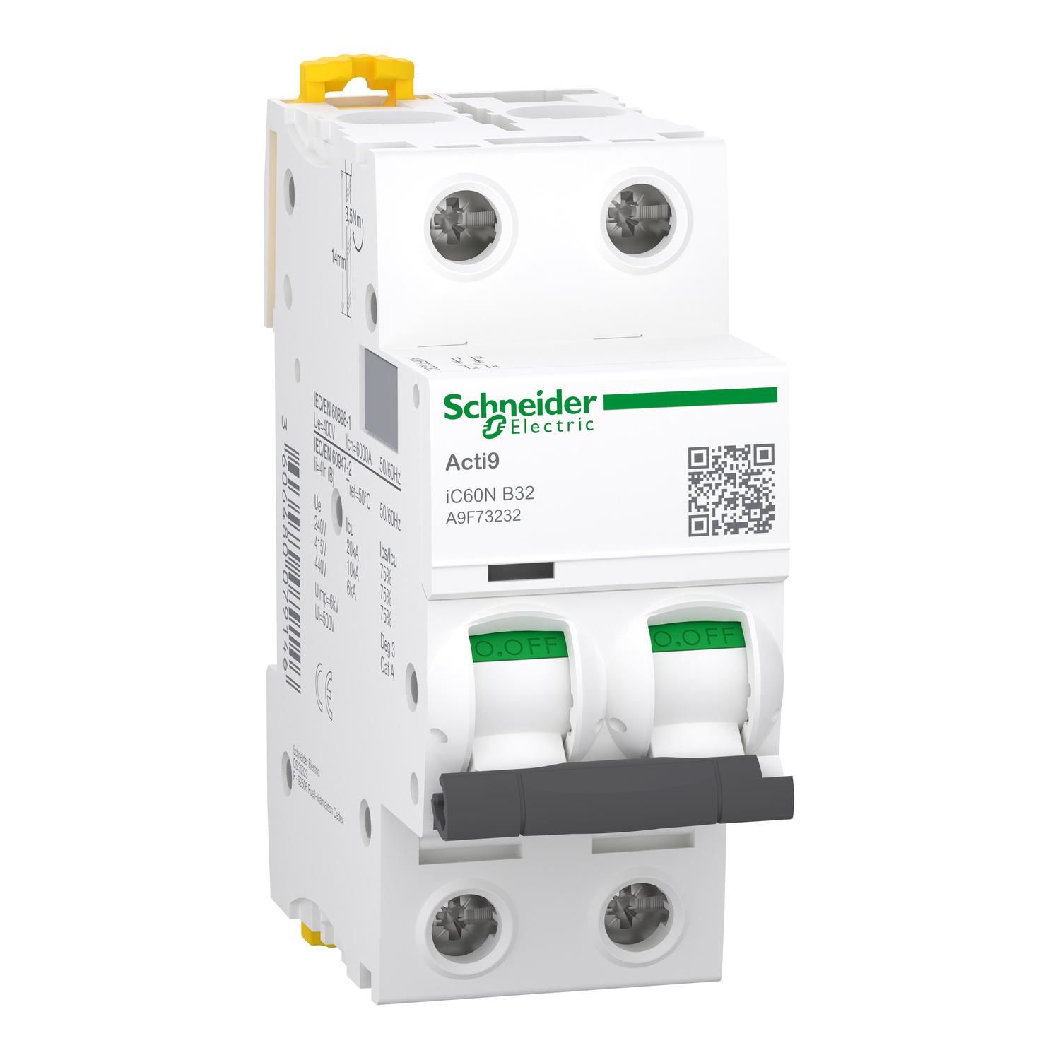 Schneider Electric A9F73232-IC60N 2P 32A Sigorta