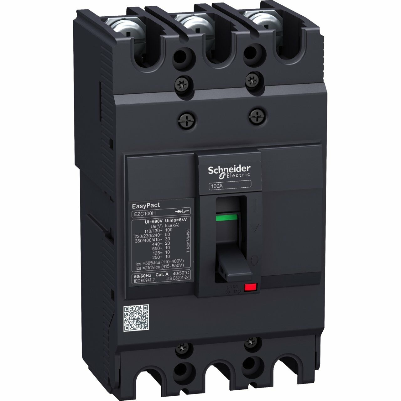 Schneider Electric EZC100H3040 EZC Devre Kesici 3P 30 kA 220/240V 40 A MCCB