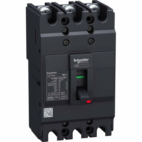 Schneider Electric EZC100H3080 EZC Devre Kesici 3P 30 kA 220/240V 80 A MCCB