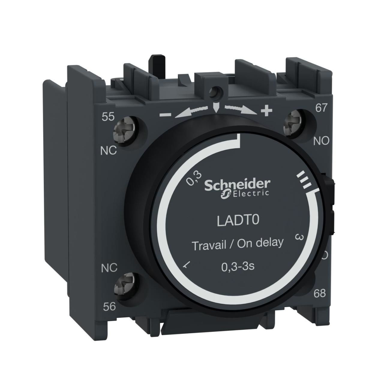 Schneider Electric LADT0 TeSys D Düşmede Gecikmeli Pinomatik Zaman Rölesi 0.3-3sn 1NA1NK