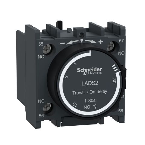 Schneider Electric LADS2 TeSys D Yıldız/Üçgen Gecikmeli Pinomatik Zaman Rölesi 1-30sn 1NA1NK