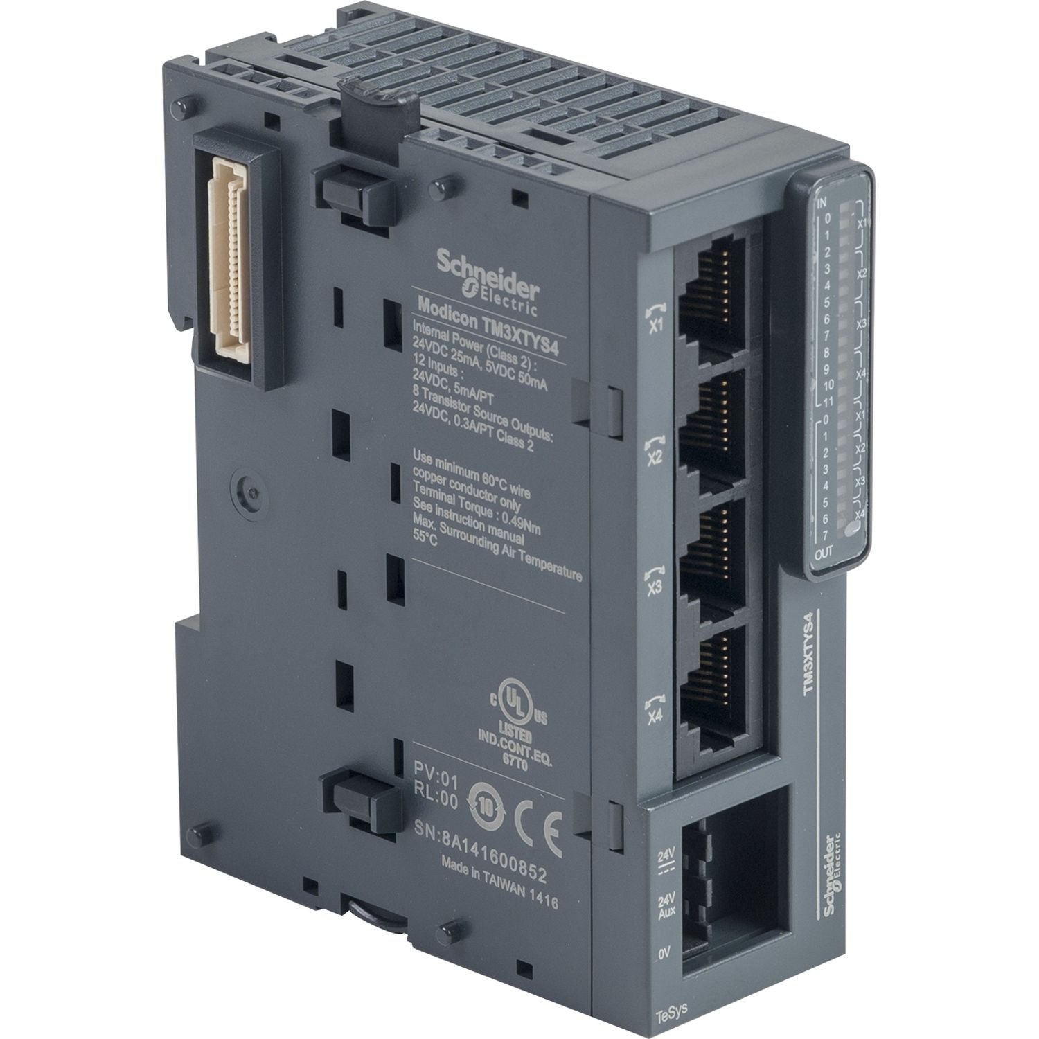 Schneider Electric TM3XTYS4 Tmxx Plc İçin Motor Çıkış Modülü