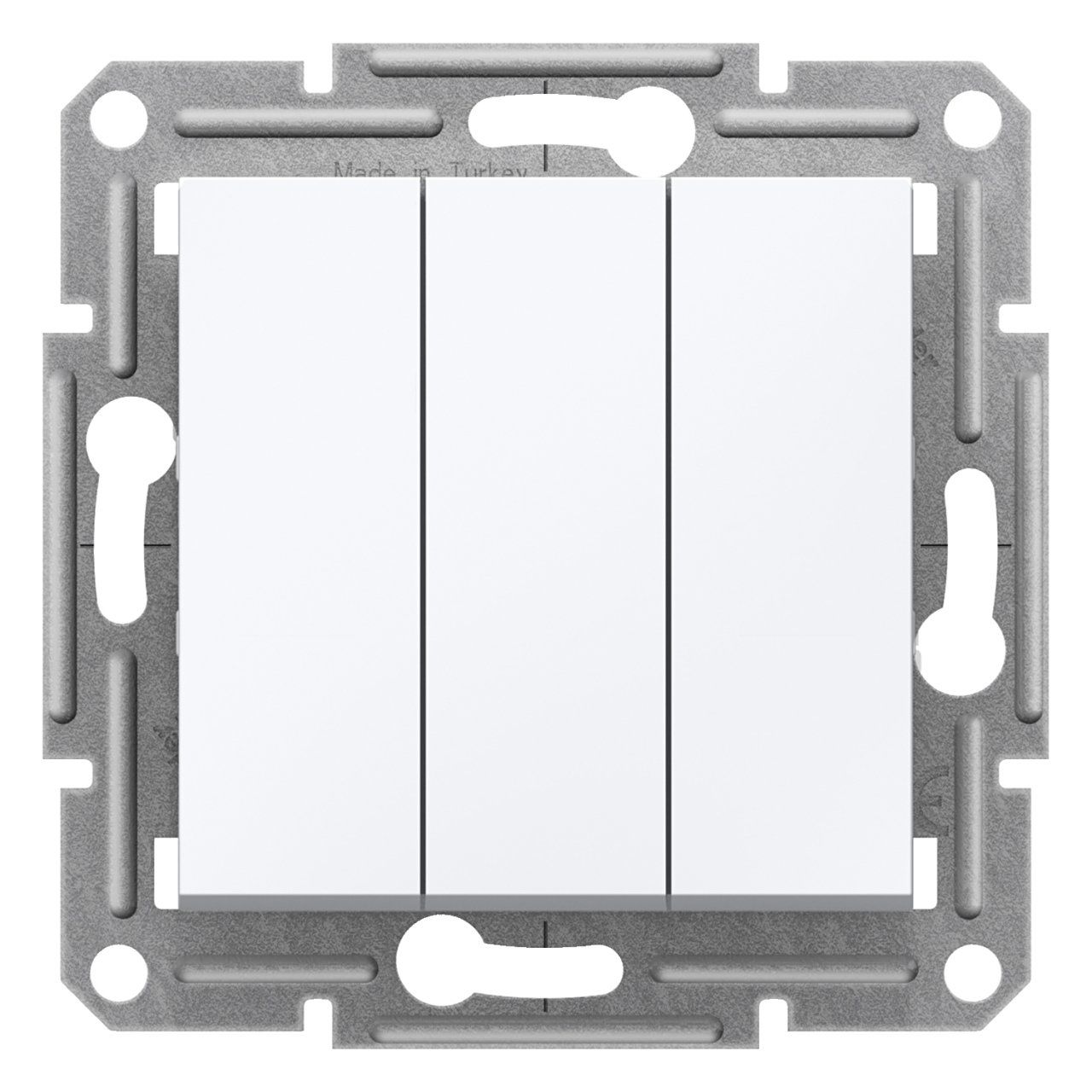 Schneider Electric EPH2170121 Asfora Üçlü Anahtar - Beyaz