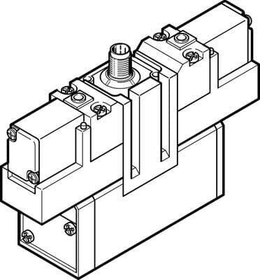 Festo 184510 JMEBDH-5/2-D-3-ZSR-C Selenoid valf