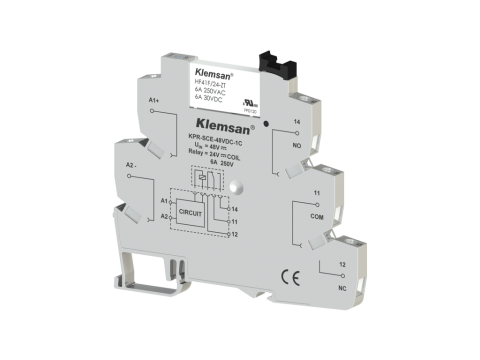 Klemsan 095041 REL 24V DC Slim Tip 6A/250VAC Röle