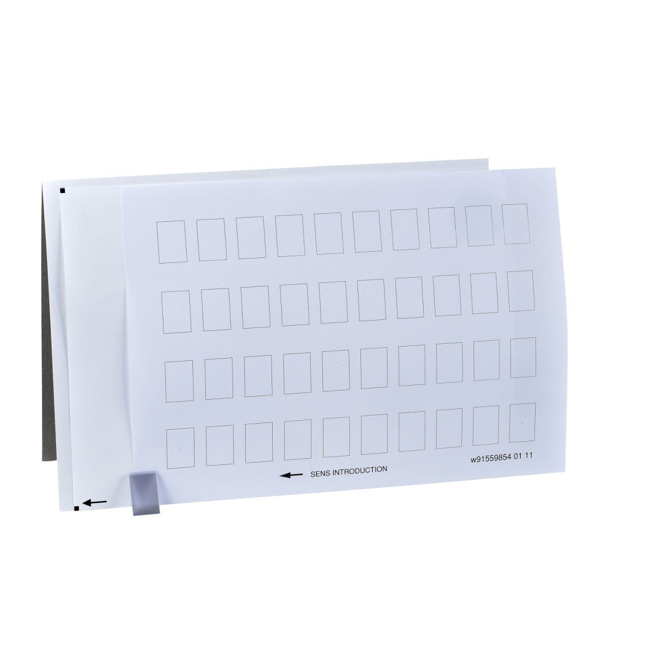 Schneider Electric ZBY5100 Yazı tutucu 30 x 50 mm için 40 sayfalı işaretsiz yazılar 18 x 27 mm