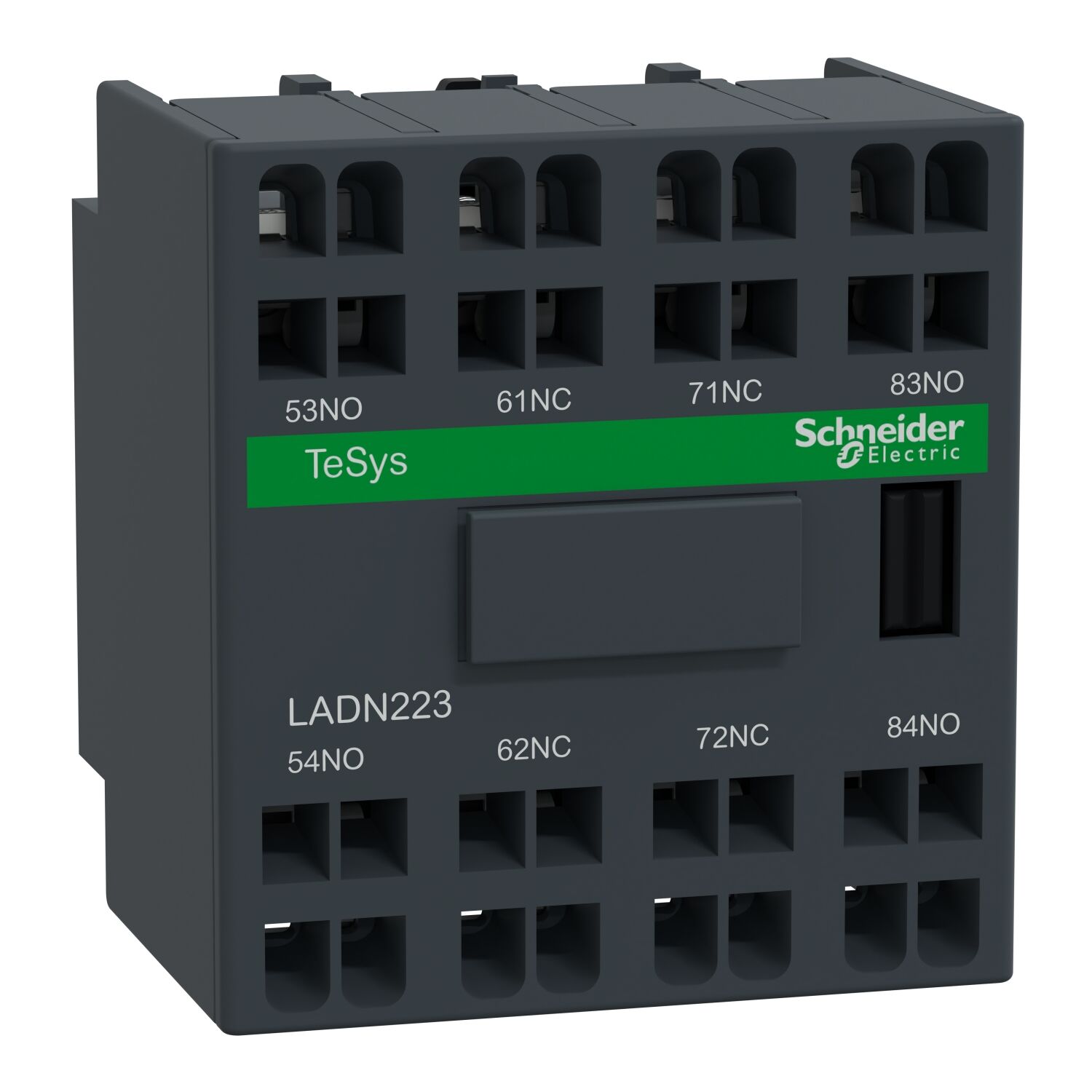 Schneider Electric LADN223 Tesys D - Yardımcı Kontak Bloğu - 2 Na + 2 Nk - Yaylı Terminaller