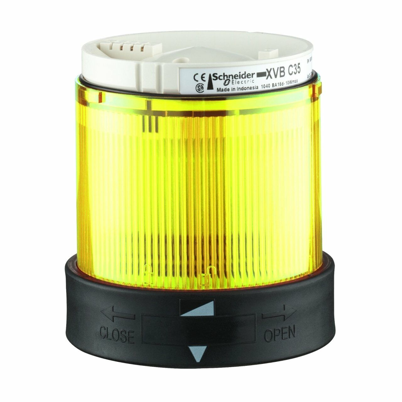Schneider Electric XVBC5B8 Ø 70 mm ışıklı kolon - yanıp sönen - sarı - 24 V