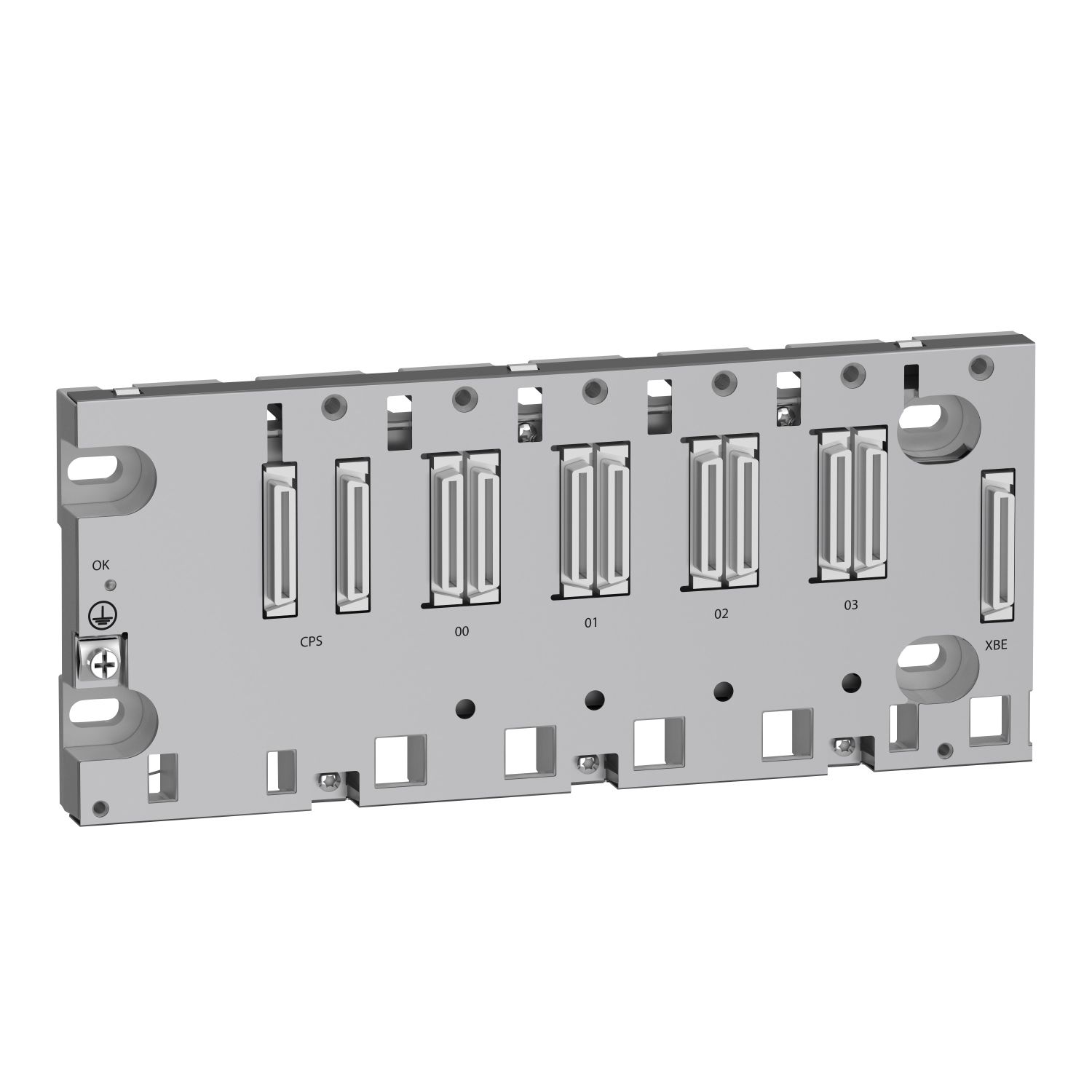 Schneider Electric BMEXBP0400 raf X80 - 4 yuva - Ethernet arka paneli