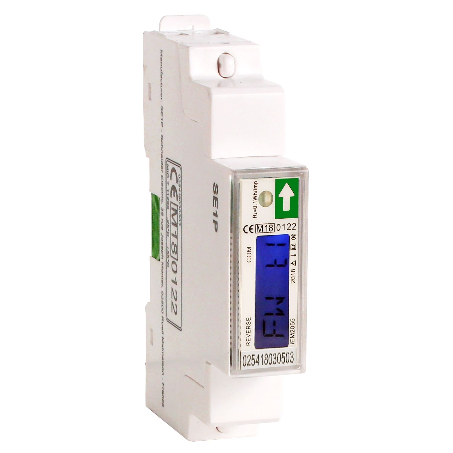 Schneider Electric A9MEM2055 Single phase meter 230V 45A Modbus MID - Wireless enerji sensörü otomatik sigorta üstten/alttan montaj