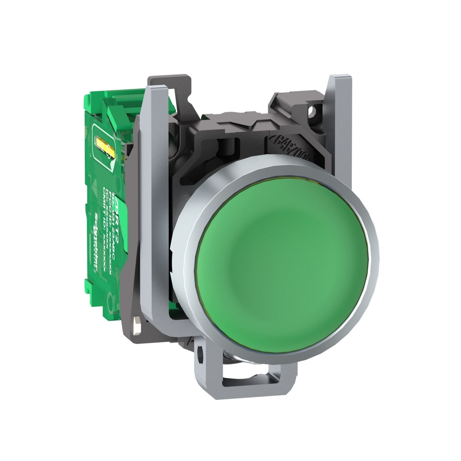 Schneider Electric ZB4RTA3 İletici - Ø22 Mm Metal Başlık - Yeşil Başlık