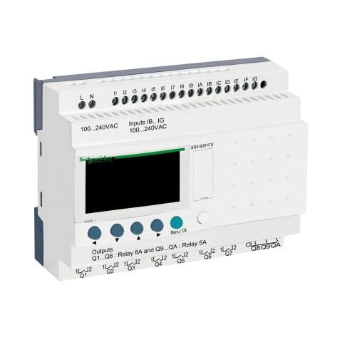 Schneider Electric SR3B261FU Zelio Akıllı Röle 26 I-O 100-240 Vac