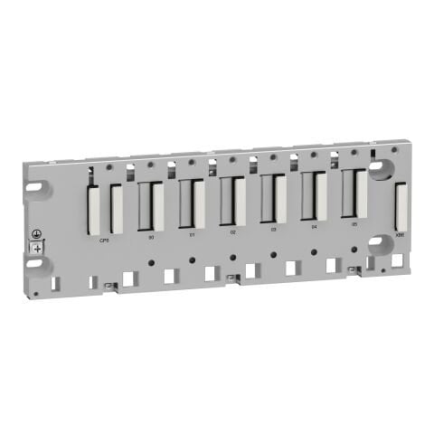 Schneider Electric BMXXBP0600 Raf M340 - 6 Slot - Panel, Plaka Veya Dın Rayı Montajı