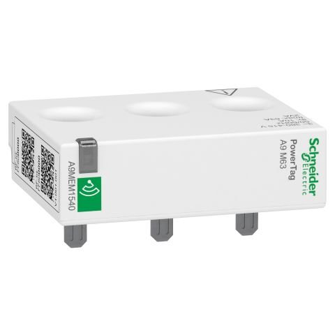 Schneider Electric A9MEM1540 Enerji Sensörü, Powertag Monoconnect 63A 3P Üst Ve Alt Konum