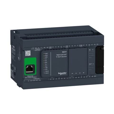 Schneider Electric TM241CEC24T M241 Kontrolör 24 Gç Transistör Pnp Ethernet Can Master