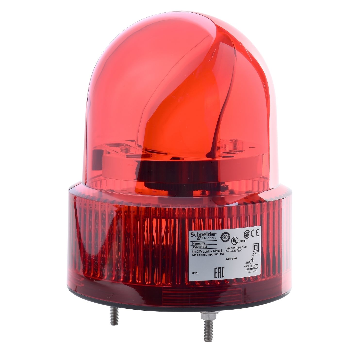 Schneider Electric XVR12B04 120Mm Döner Aynalı Lamba Kırmızı 24Vac-Dc