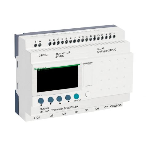 Schneider Electric SR3B262BD Zelio Akıllı Röle 26 I-O 24 VDC