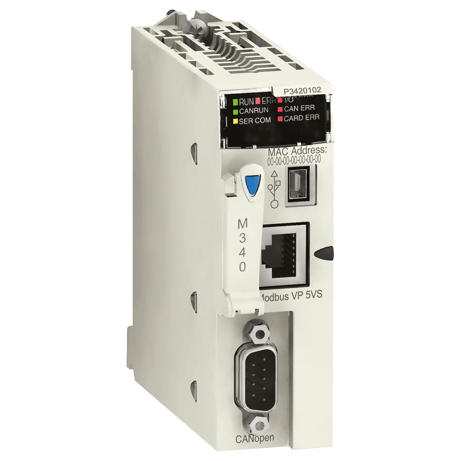 Schneider Electric BMXP3420102 İşlemci Modülü M340 - Maks 1024 Dijital + 256 Analog G/Ç