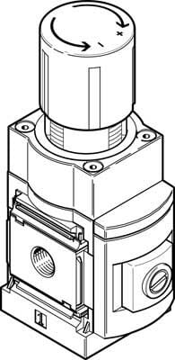 Festo 538004 MS6-LRP-1/4-D2-A8 Hassas basınç regülatörü