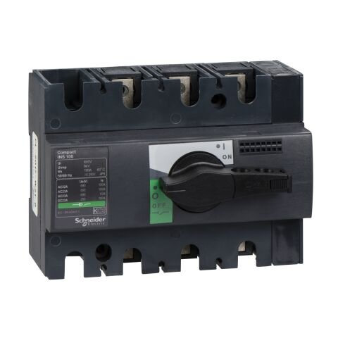 Schneider Electric 28908 Yük Ayırıcı Compact Ins100 - 3 Kutuplu - 100 A