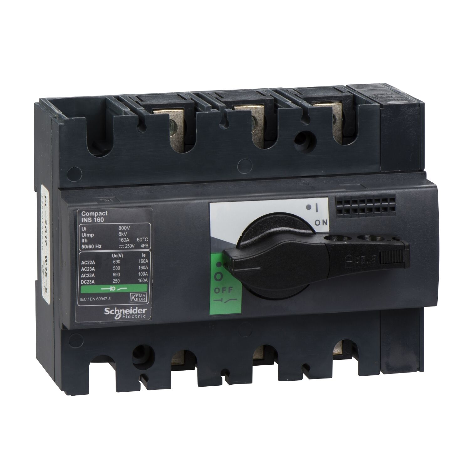 Schneider Electric 28912 Yük Ayırıcı Compact Ins160 - 3 Kutuplu - 160 A