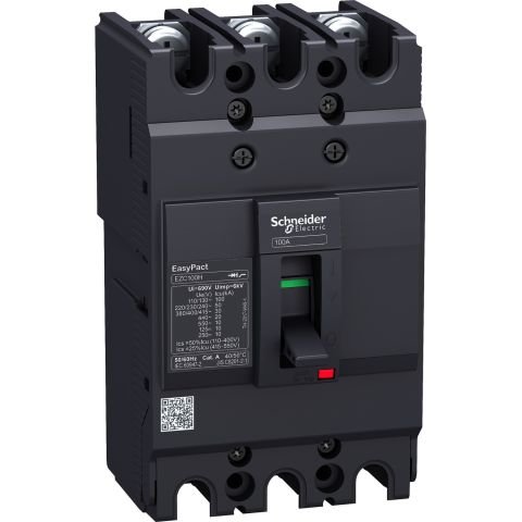 Schneider Electric EZC100H3075 Ezc Devre Kesici 3P 30 Ka 220/240V 75 A Mccb