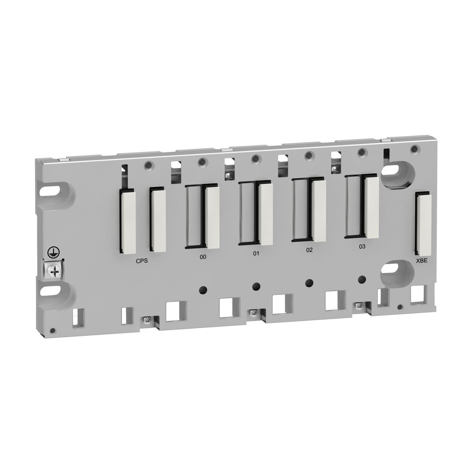 Schneider Electric BMXXBP0400 Raf M340 - 4 Slot - Panel, Plaka Veya Dın Rayı Montajı