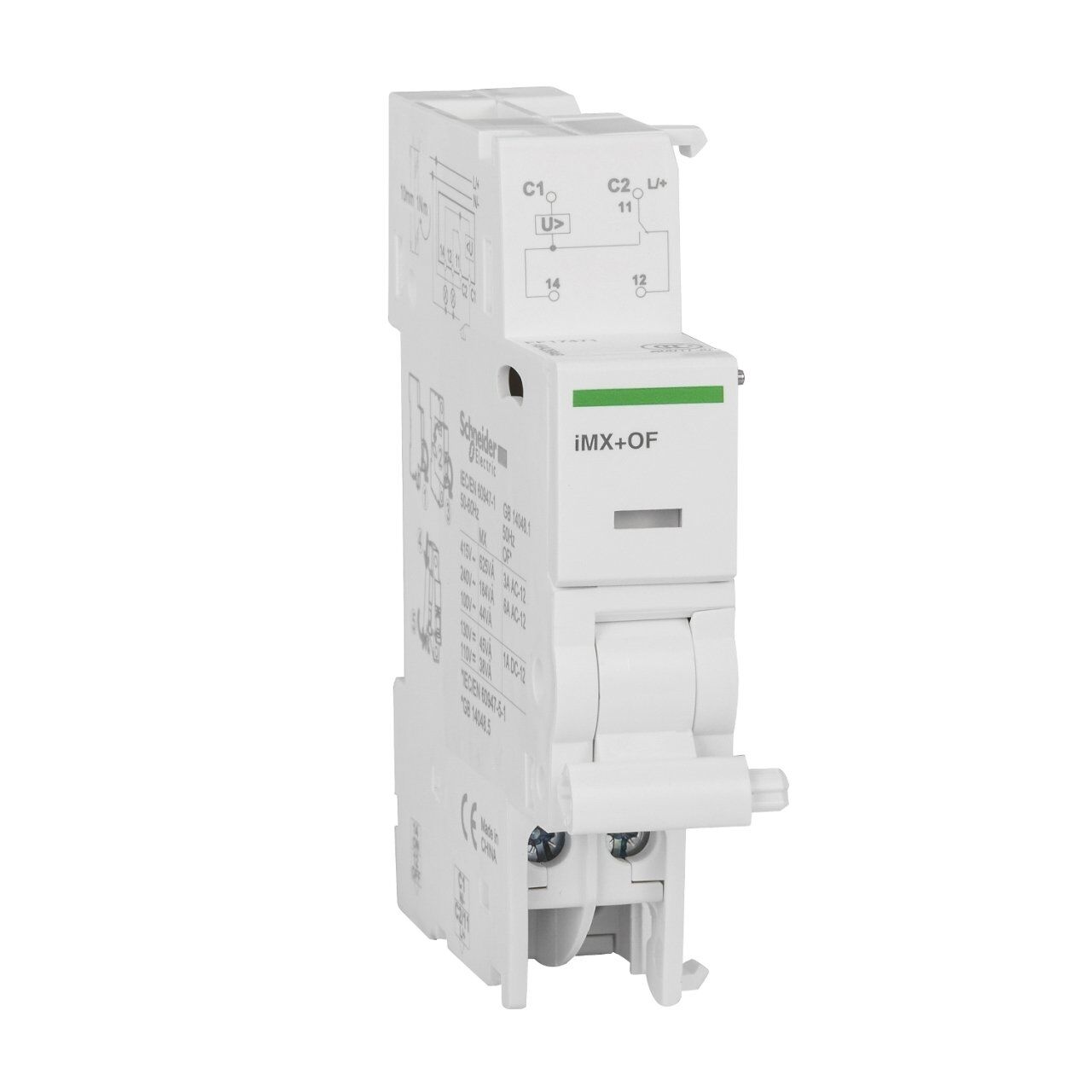 Schneider Electric A9A26946 Acti9 Aksesuarları, iMX + OF şönt açma bobini + OF yardımcı kontak