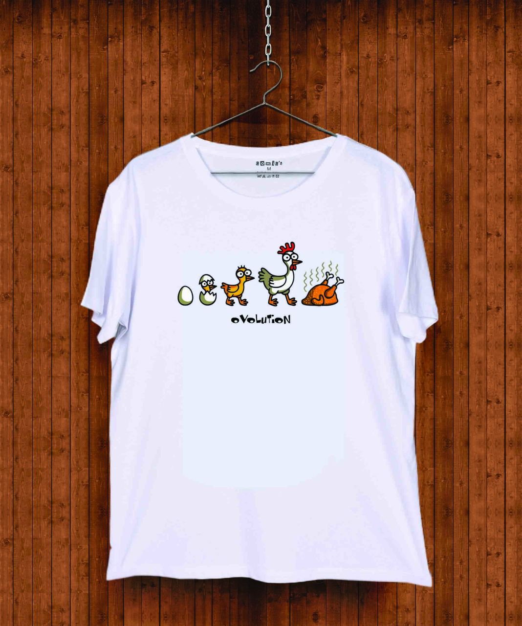 BASKILI TSHIRT - CHICKEN OVOLUTION