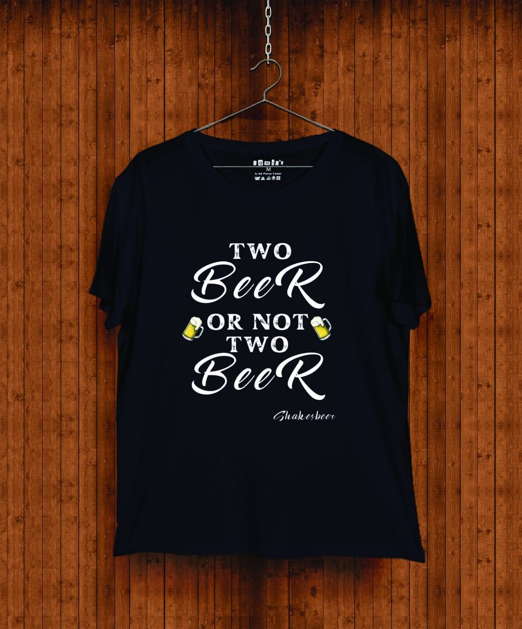 BASKILI TSHIRT  - TWO BEER OR NOT TWO BEER