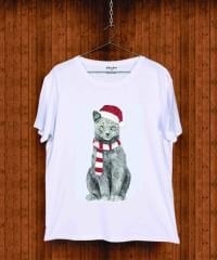 BASKILI TSHIRT - KEDİ