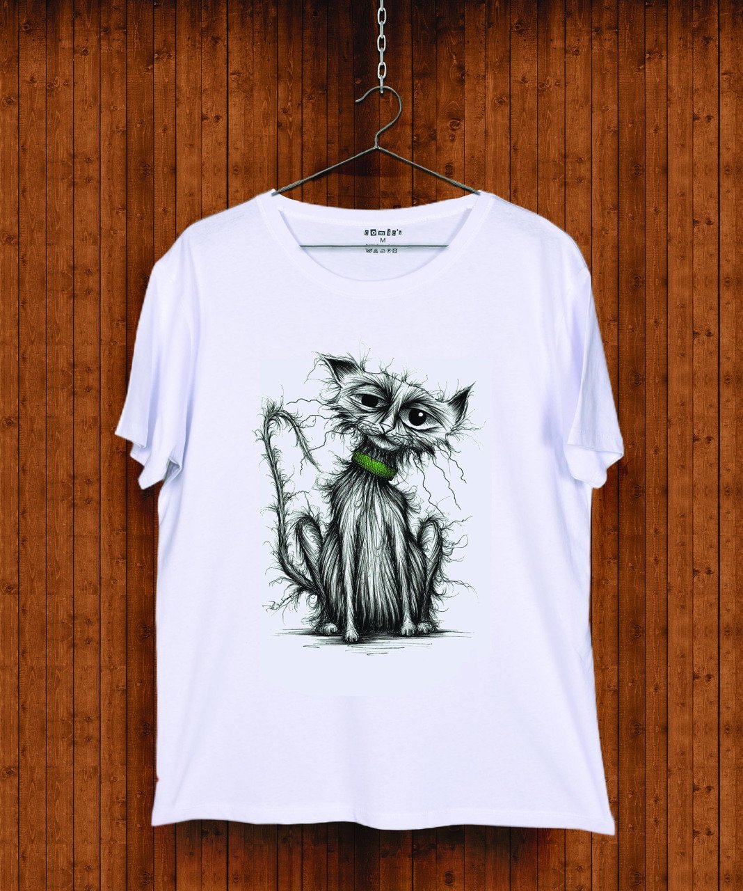 BASKILI TSHIRT   - HORRIBLE THE CAT