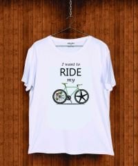 BASKILI TSHIRT  - I WANT TO RIDE MY BIKE