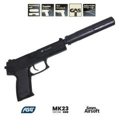 ASG MK23 AIRSOFT TABANCA - GAS - SESSIZ - SUSTURUCU DAHIL