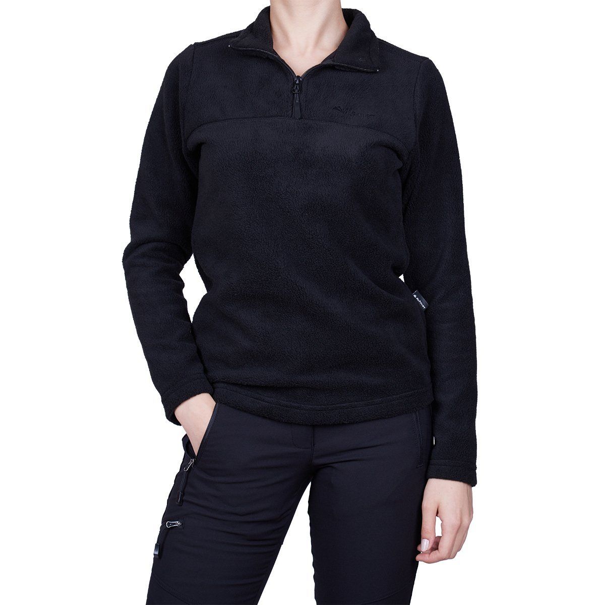 Alpinist High Hill Kadın Polar SweatShirt Siyah