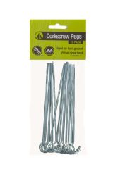 Summit Corkscrew Pegs 18cm Tirbuşon Çadır Kazığı 10'lu Paket Alu