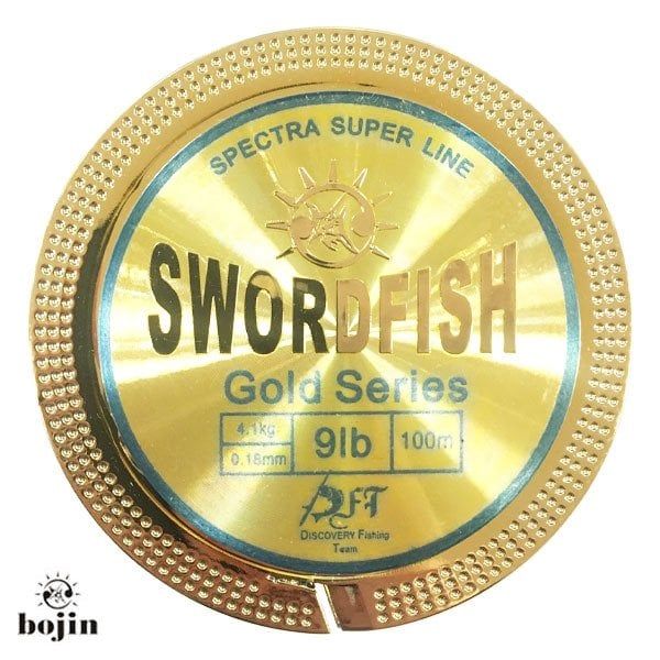 D.BOJIN Gold Swordfish Metal Kutu Misina100m-018mm